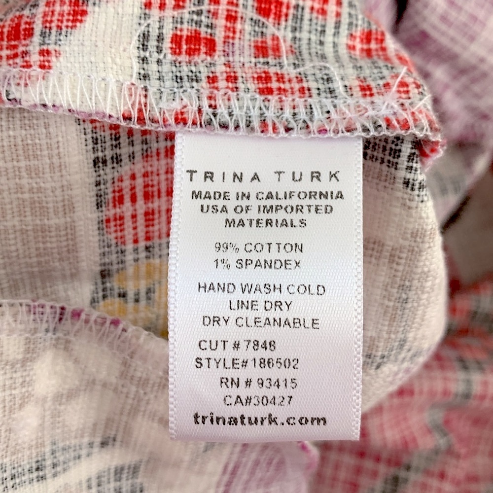 Trina Turk Floral Moss 2 Crop Pant - Picture 13 of 15